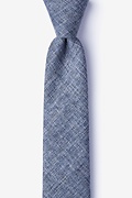 Port Blue Skinny Tie Photo (0)