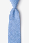 Teague Blue Extra Long Tie Photo (0)