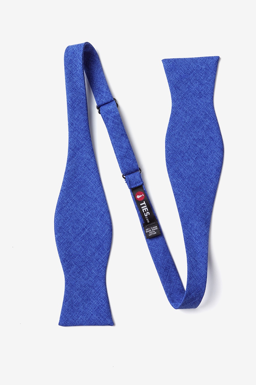 Tioga Blue Self-Tie Bow Tie Photo (1)