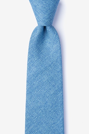 _Trenton Blue Extra Long Tie_