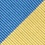 Blue Microfiber Blue & Gold Stripe Self-Tie Bow Tie