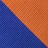 Blue Microfiber Blue & Orange Stripe