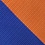 Blue Microfiber Blue & Orange Stripe Extra Long Tie