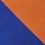 Blue Microfiber Blue & Orange Stripe Tie