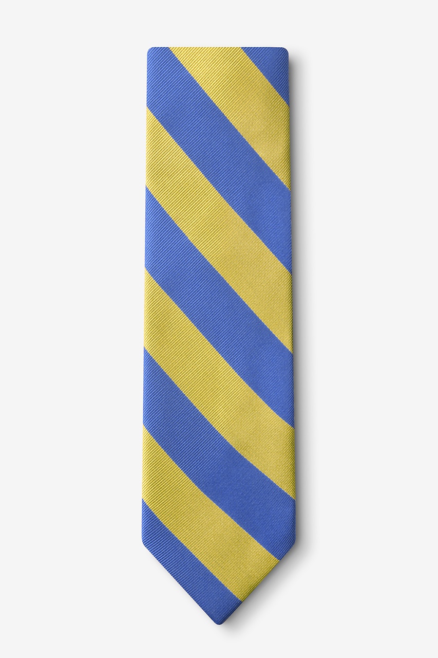 Blue & Gold Stripe Tie Photo (1)