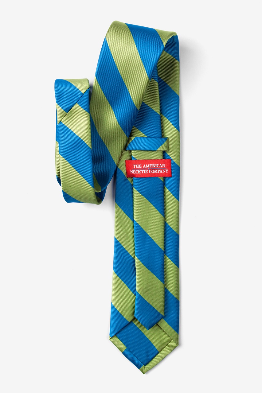 Blue & Lime Stripe Tie Photo (1)