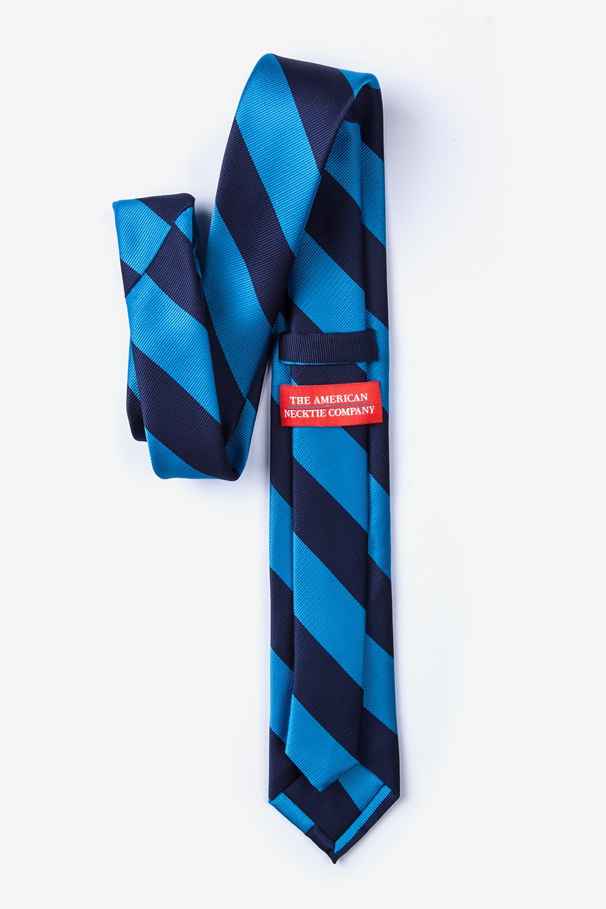 Blue & Navy Stripe Tie For Boys Photo (1)