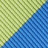 Blue Microfiber Blue & Lime Stripe Self-Tie Bow Tie