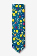 Celebrate Hanukah Blue Tie Photo (1)