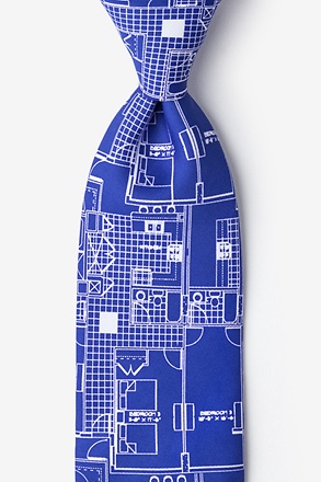 House Blueprint Tie