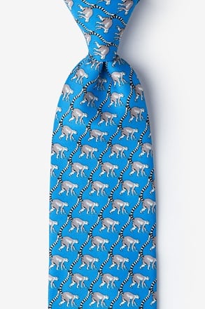Lemur Blue Tie