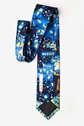 Night Stars on River by - Van Gogh Blue Tie Photo (1)