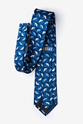 Origami Crane Blue Tie Photo (2)