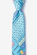 Periodic Table Blue Skinny Tie Photo (0)