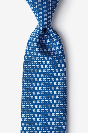 _Pi Symbol Blue Tie_