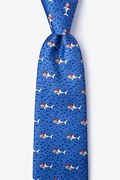 Blue Microfiber Santa Sharks