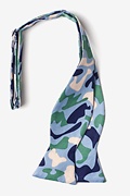 Street Camo Blue Self-Tie Bow Tie Photo (1)