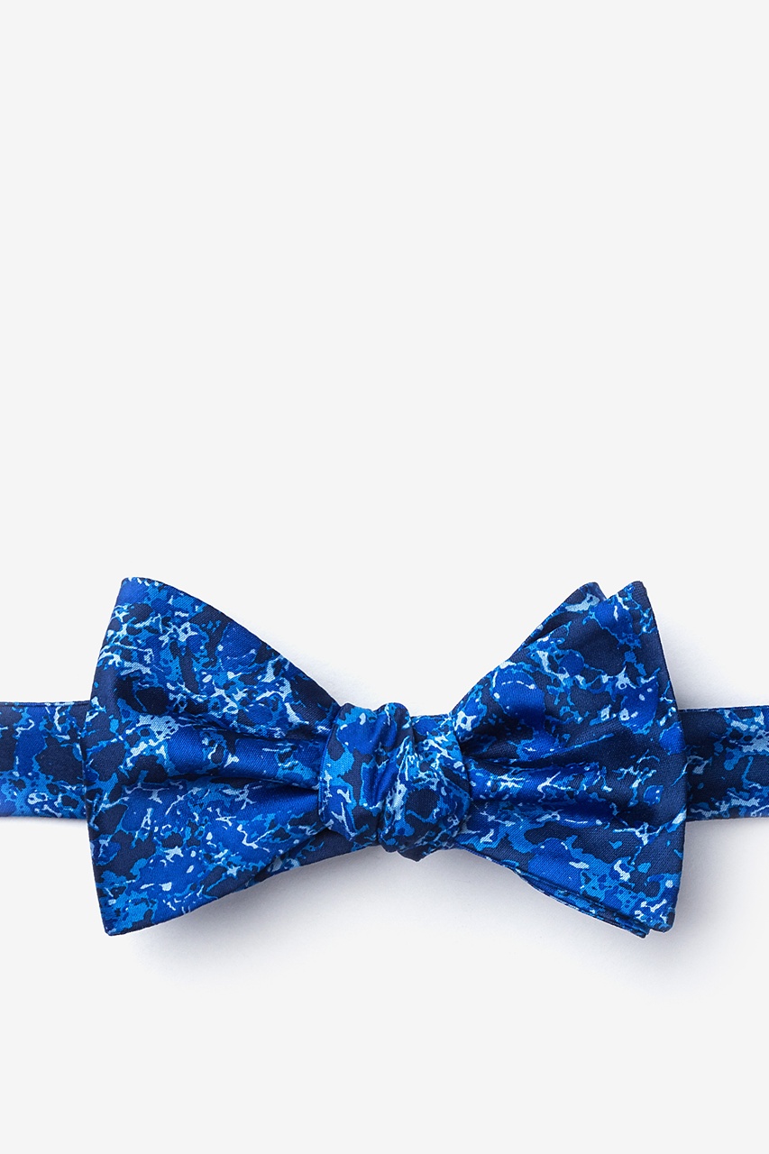 Syphilis Blue Self-Tie Bow Tie Photo (0)