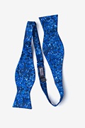 Syphilis Blue Self-Tie Bow Tie