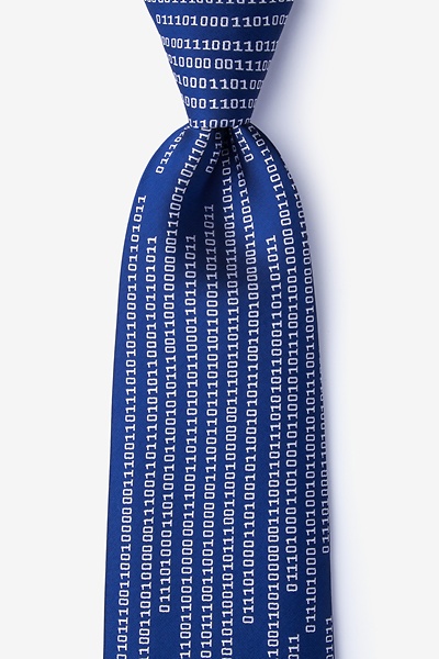 Blue Microfiber Ties Suck Tie