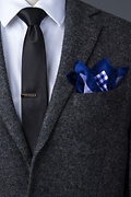 Albert Blue Pocket Square Photo (2)