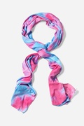 Blue Groovy Scarf Photo (2)