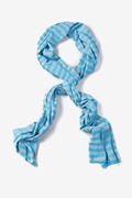 Mens Traveling Stripe Blue Scarf Photo (0)