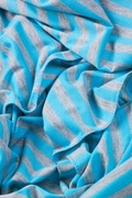 Mens Blue Traveling Stripe Scarf Photo (2)
