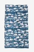 Blue Out of Africa Scarf Photo (4)