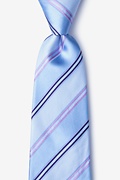 Abbert Blue Extra Long Tie Photo (0)