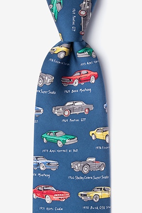 American Muscle Blue Tie