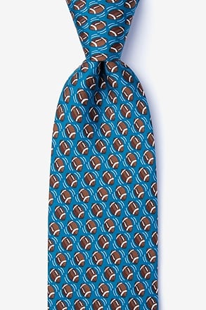 Aww Snap Blue Extra Long Tie