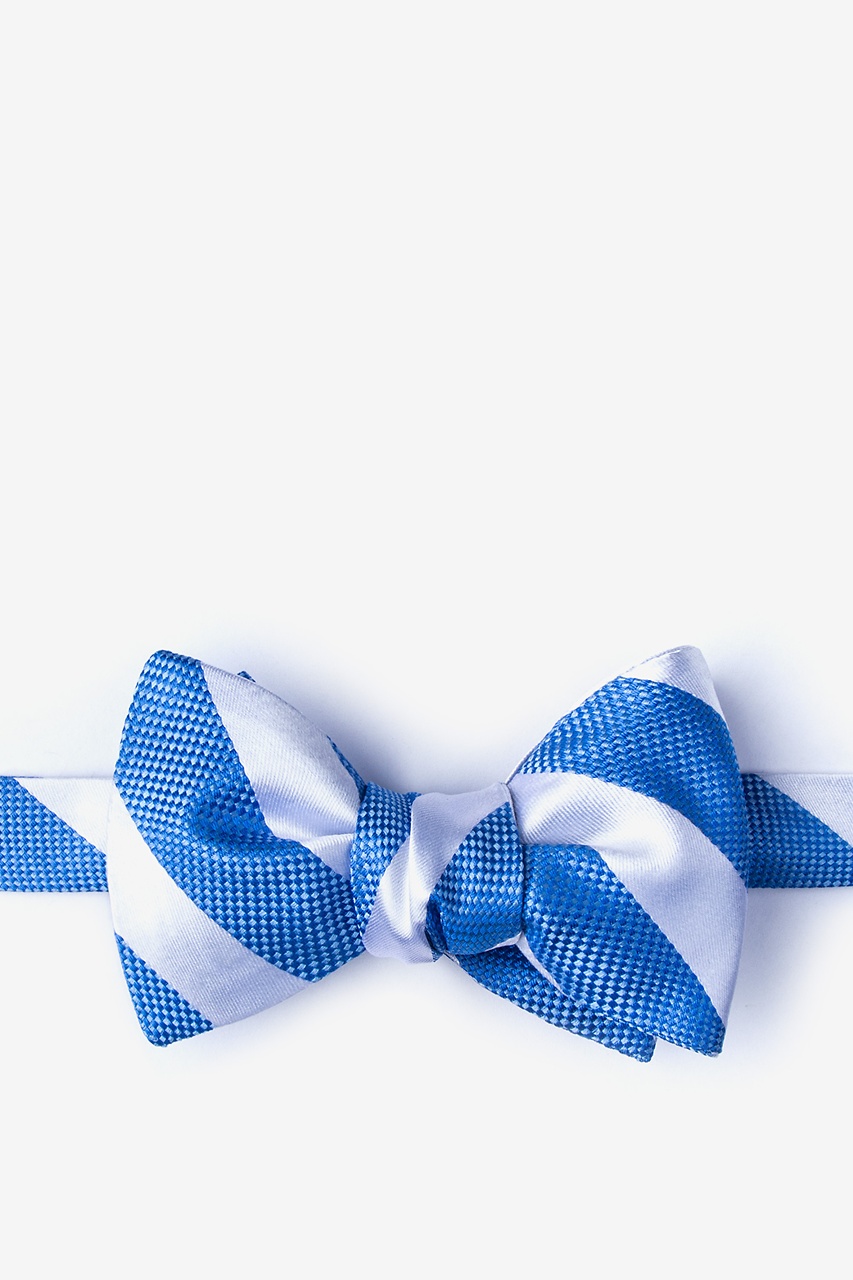 Berkner Blue Self-Tie Bow Tie Photo (0)