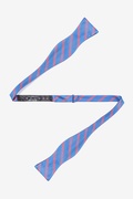 Balboa Blue Stripe Self Tie Bow Tie Photo (1)