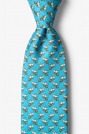 Mountain Gorilla Tie | Animal Print Ties | Novelty Neckties for Men AU - Mountain Gorilla Tie Navy Blue