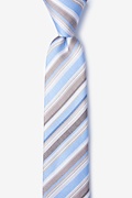 Carn Blue Skinny Tie Photo (0)