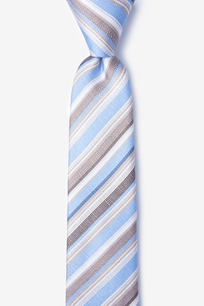 Carn Blue Skinny Tie