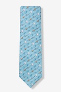 Choose Your Weapon Blue Tie Photo (1)