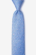 Doolittle Blue Skinny Tie Photo (0)