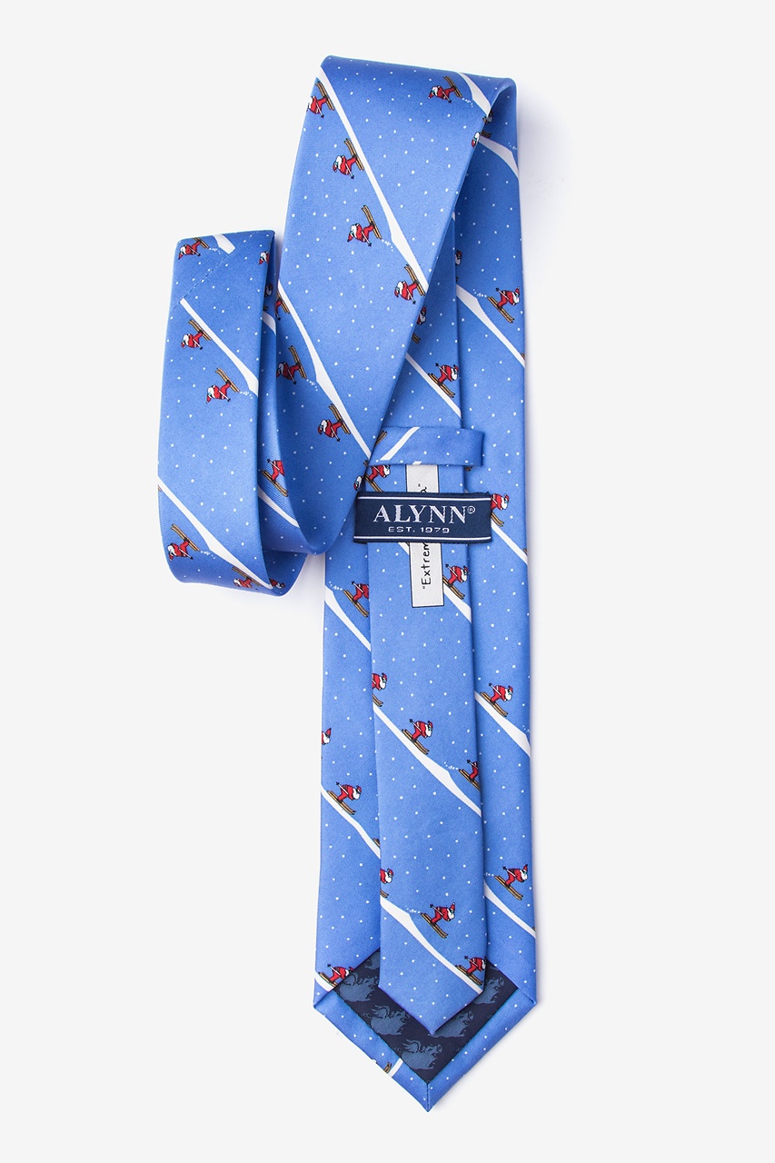 Blue Extreme Santa Tie | Skiing Santa Christmas Necktie | Ties.com