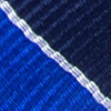 Blue Silk Fane Self-Tie Bow Tie