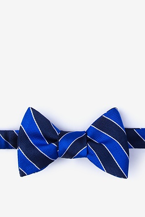 _Fane Blue Self-Tie Bow Tie_