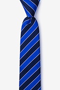 Fane Blue Skinny Tie Photo (0)