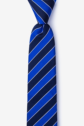 Fane Blue Skinny Tie