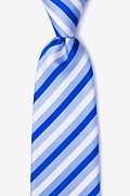 Fergus Blue Extra Long Tie Photo (0)