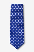 Fleur Crazy Blue Extra Long Tie Photo (1)