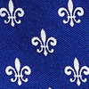 Blue Silk Fleur Crazy Self-Tie Bow Tie