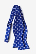 Fleur Crazy Blue Self-Tie Bow Tie Photo (1)