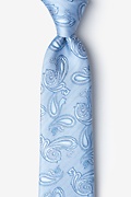 Gable Blue Extra Long Tie Photo (0)