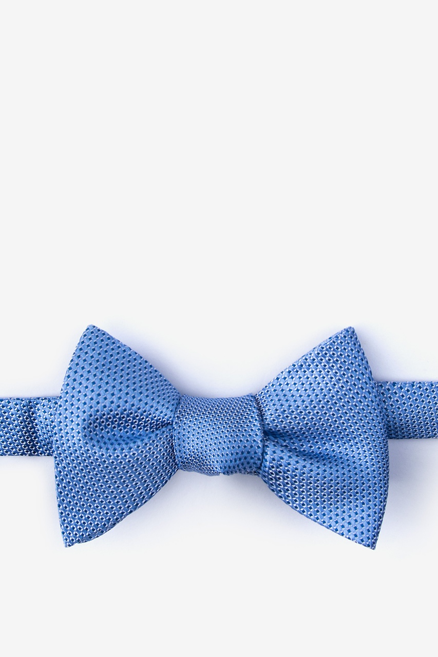 Goose Blue Self-Tie Bow Tie Photo (0)